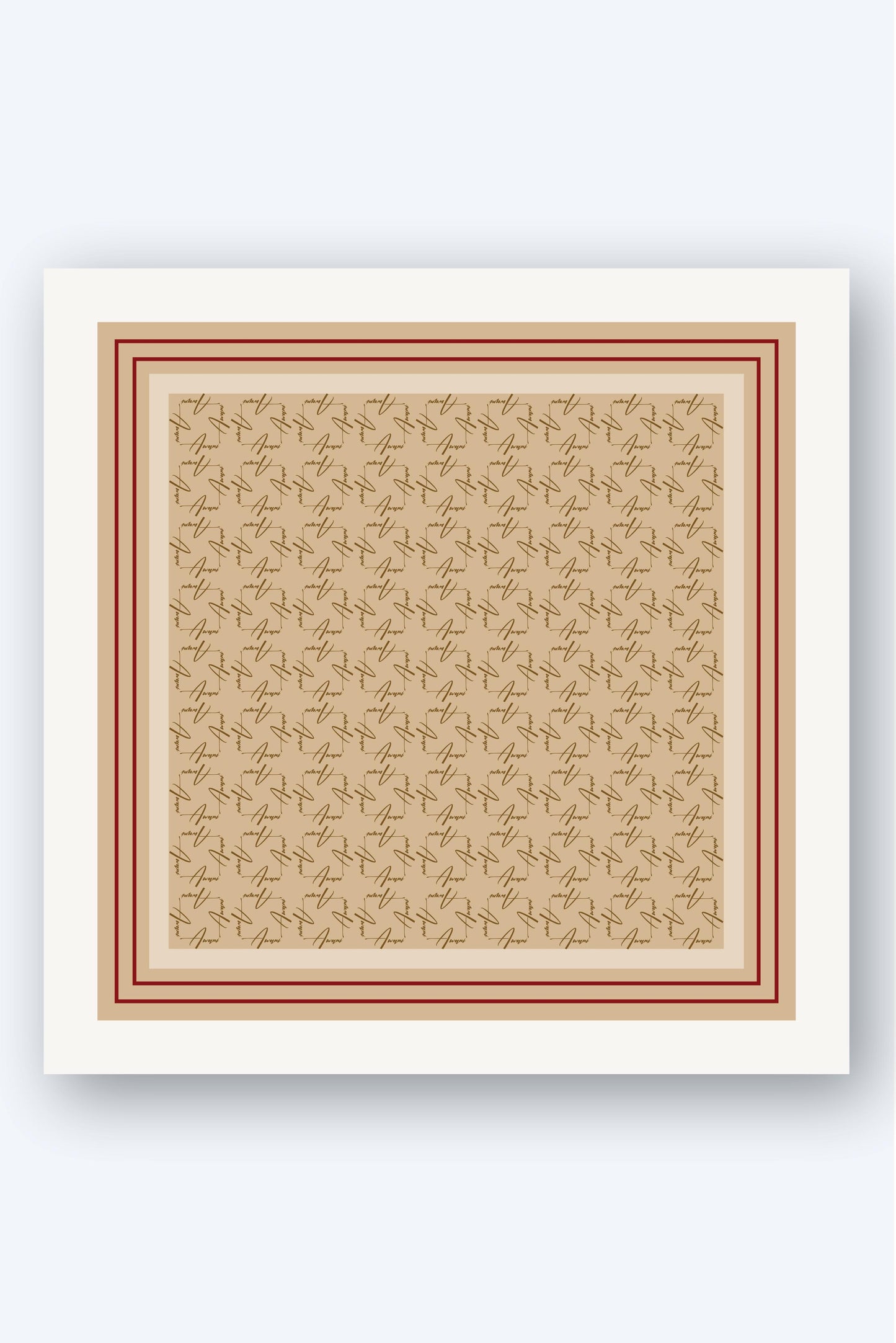 AWANI SIGNATURE SILK SQUARE - DESERT
