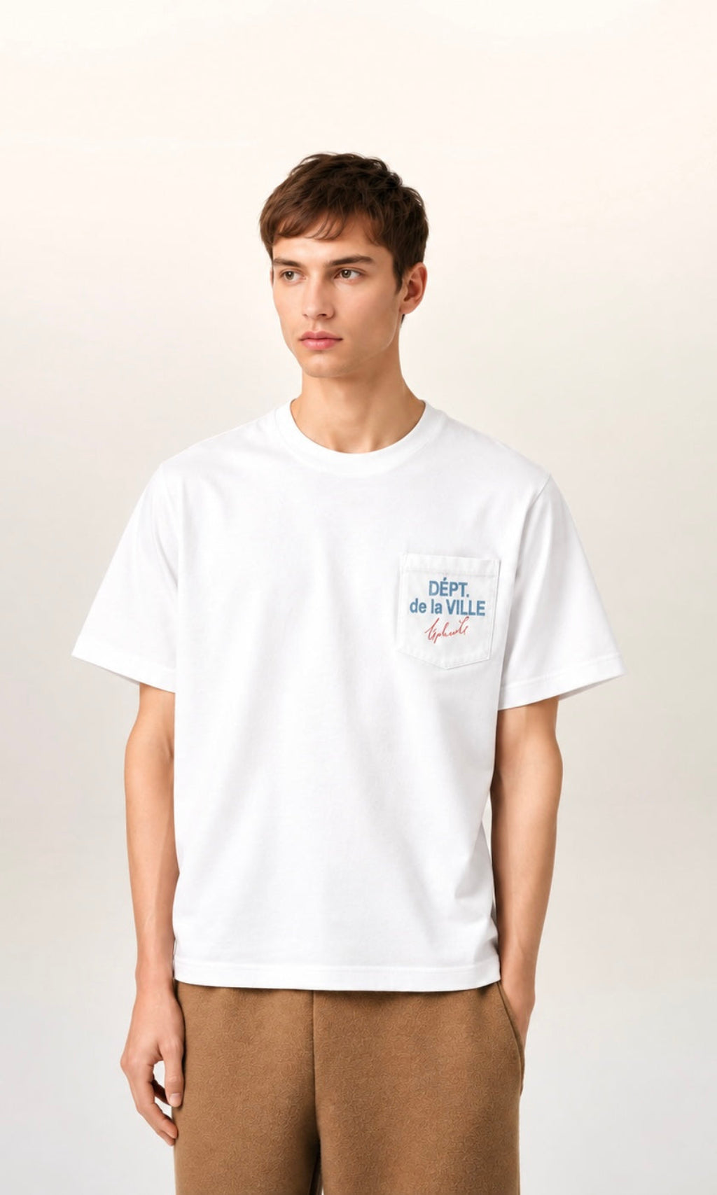 DÉPT de la VILLE Milky White Oversized T-Shirt