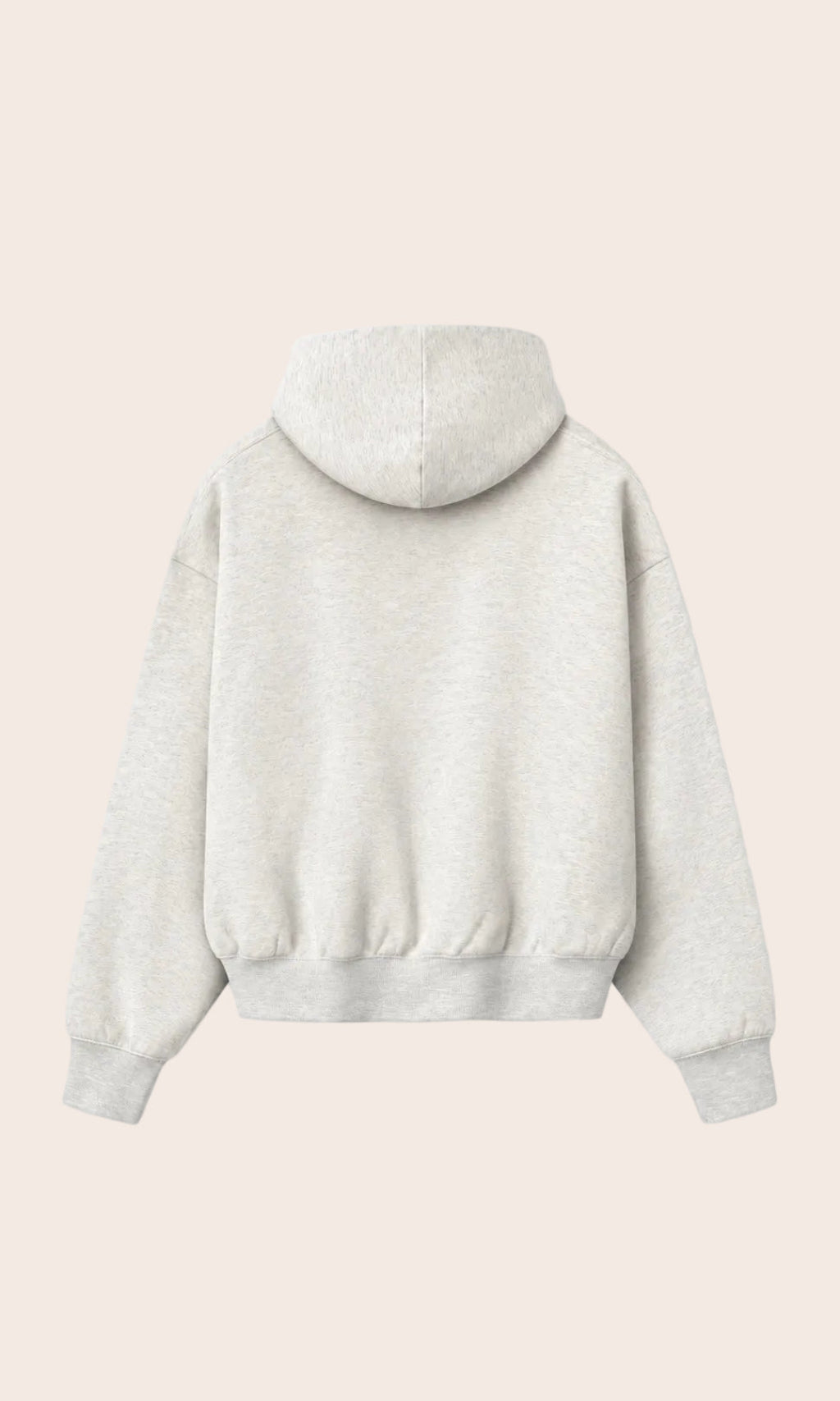 DÉPT. de la VILLE Heather Grey Oversized Hoodie