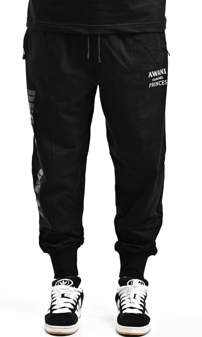 AWANI Club Des Princes Black Trouser