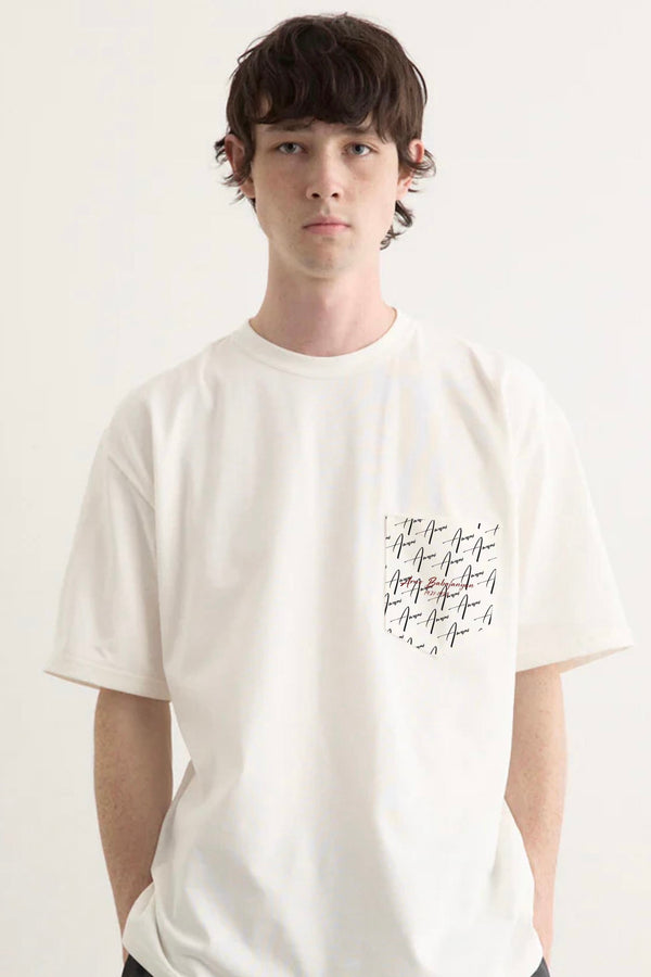 ARNO BABAJANYAN DAWN WHITE LOUNGE T-SHIRT