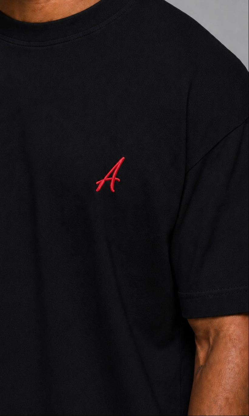 AWANI CLASSICS - BLACK OVERSIZED T-SHIRT