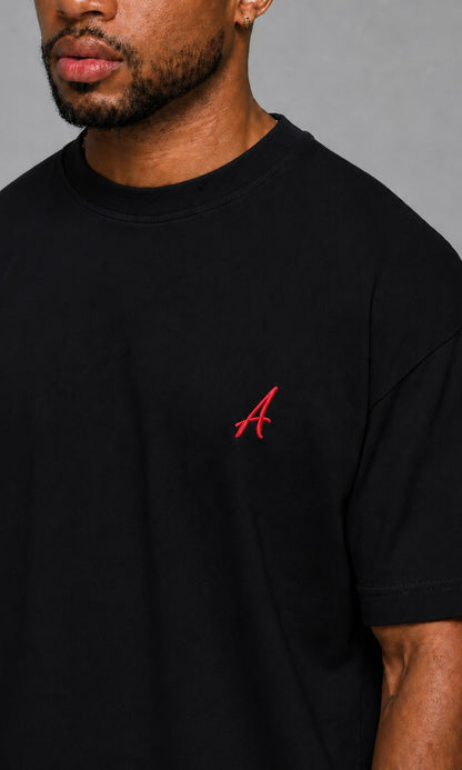 AWANI CLASSICS - BLACK OVERSIZED T-SHIRT