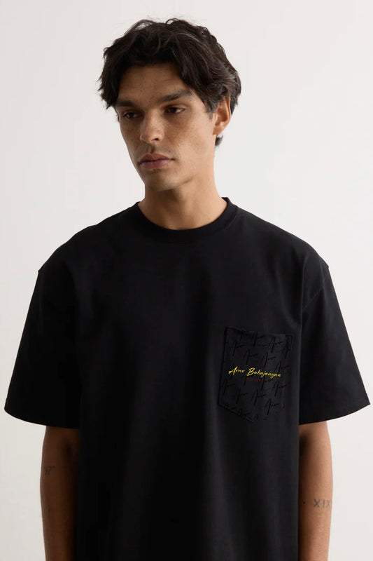 ARNO BABAJANYAN MIDNIGHT BLACK LOUNGE T-SHIRT