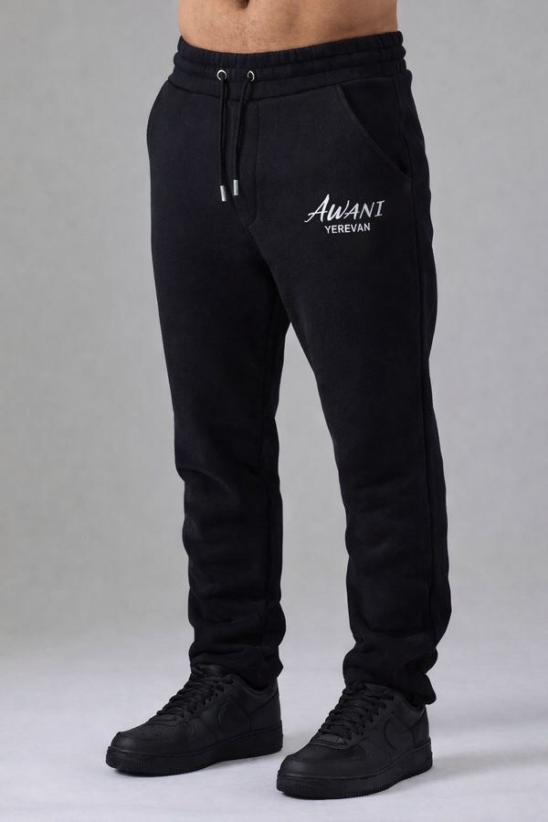 AWANI, YEREVAN BLACK JOGGERS