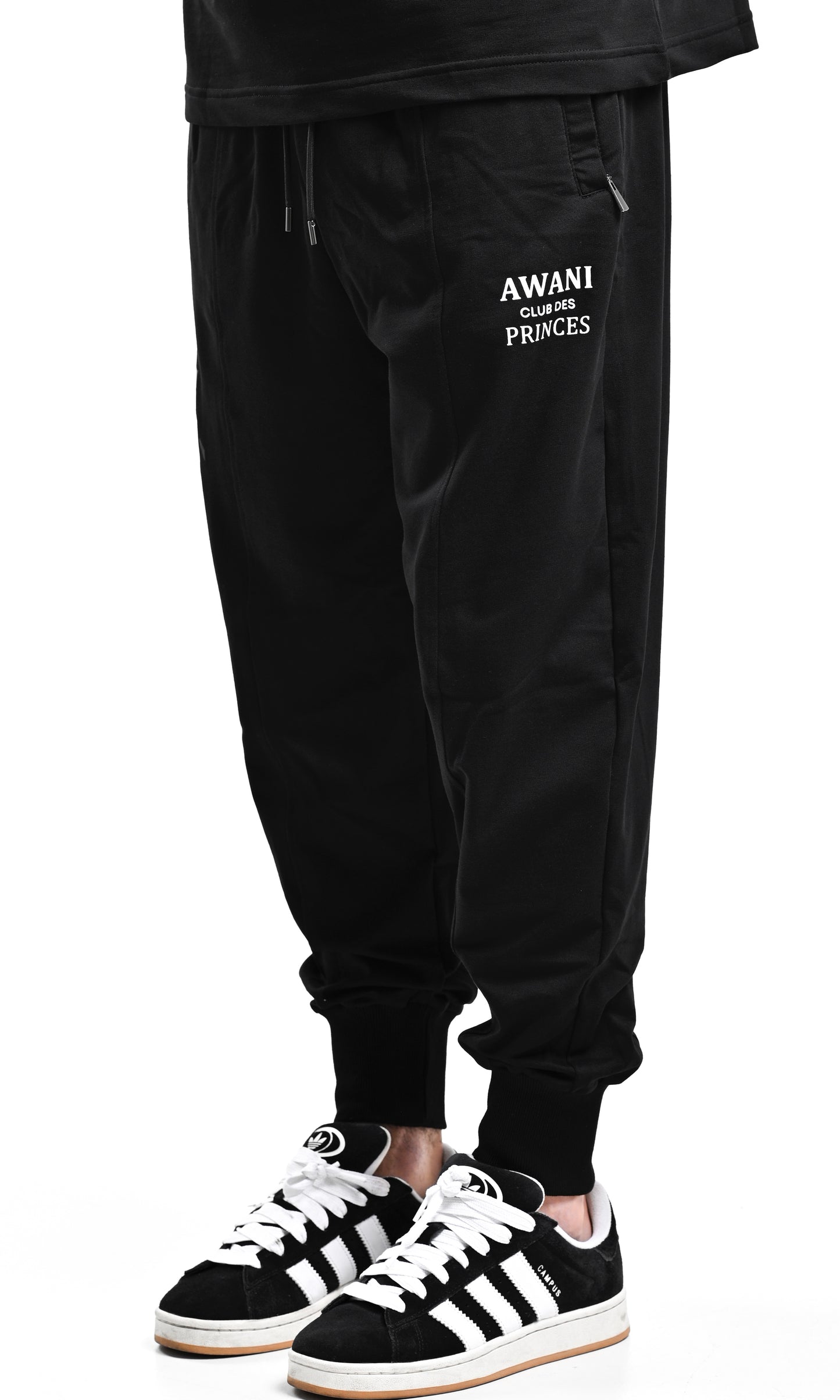 AWANI Club Des Princes Black Trouser