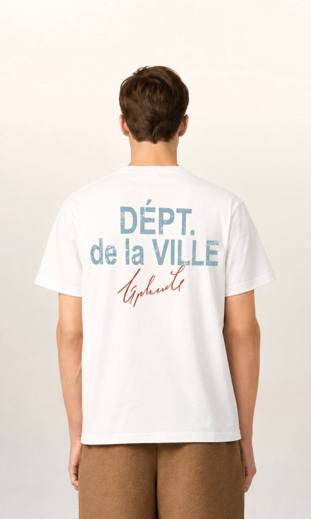 DÉPT de la VILLE Milky White Oversized T-Shirt