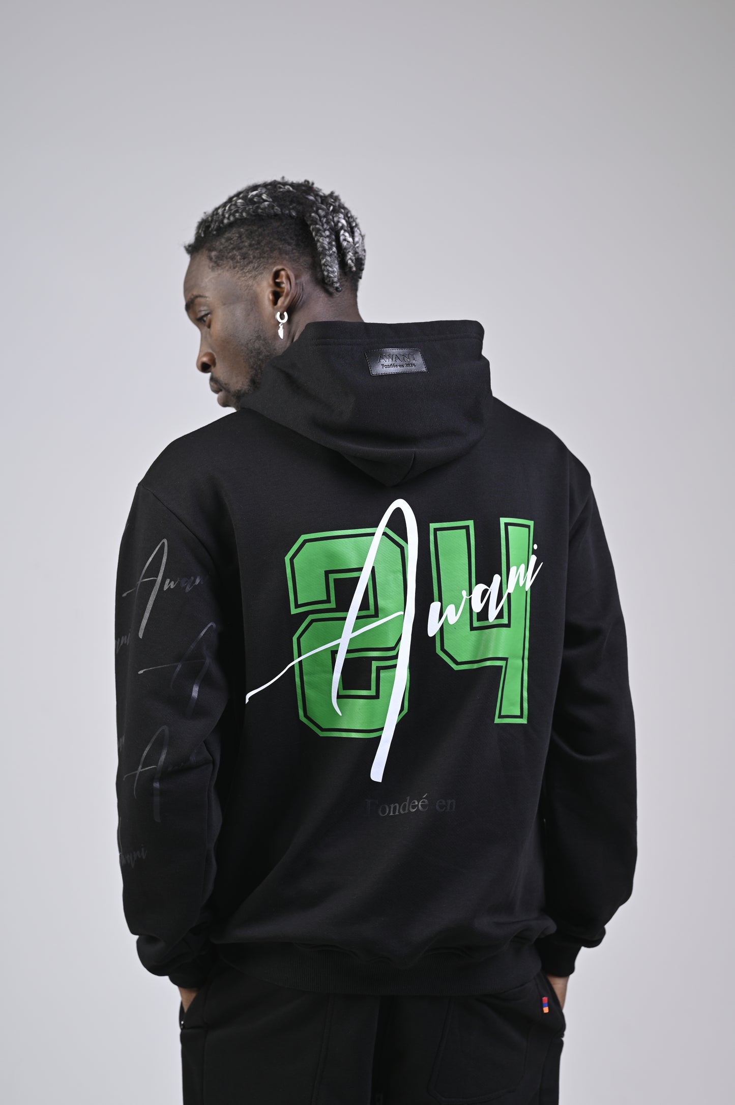 FONDEÉ EN 2024 BLACK HOODIE