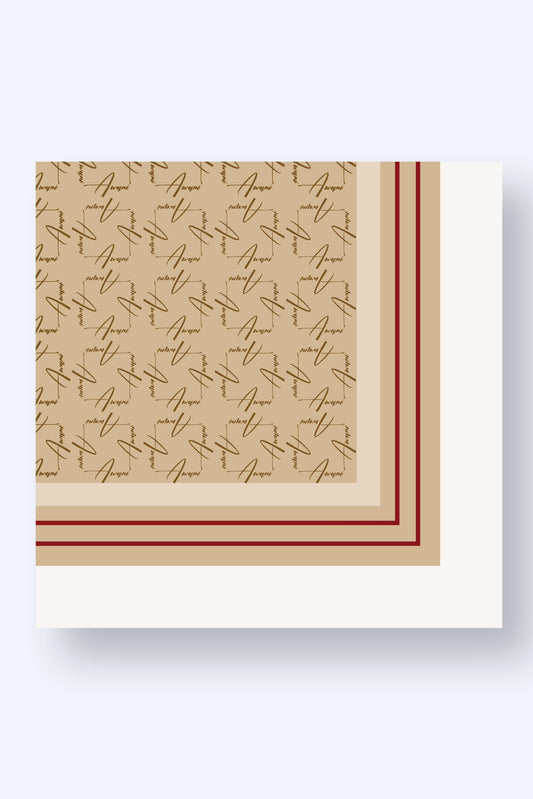 AWANI SIGNATURE SILK SQUARE - DESERT