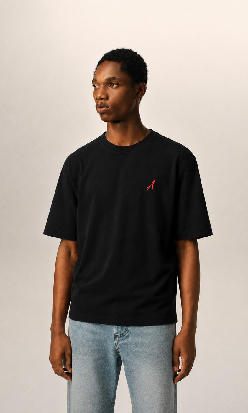 AWANI CLASSICS - BLACK OVERSIZED T-SHIRT
