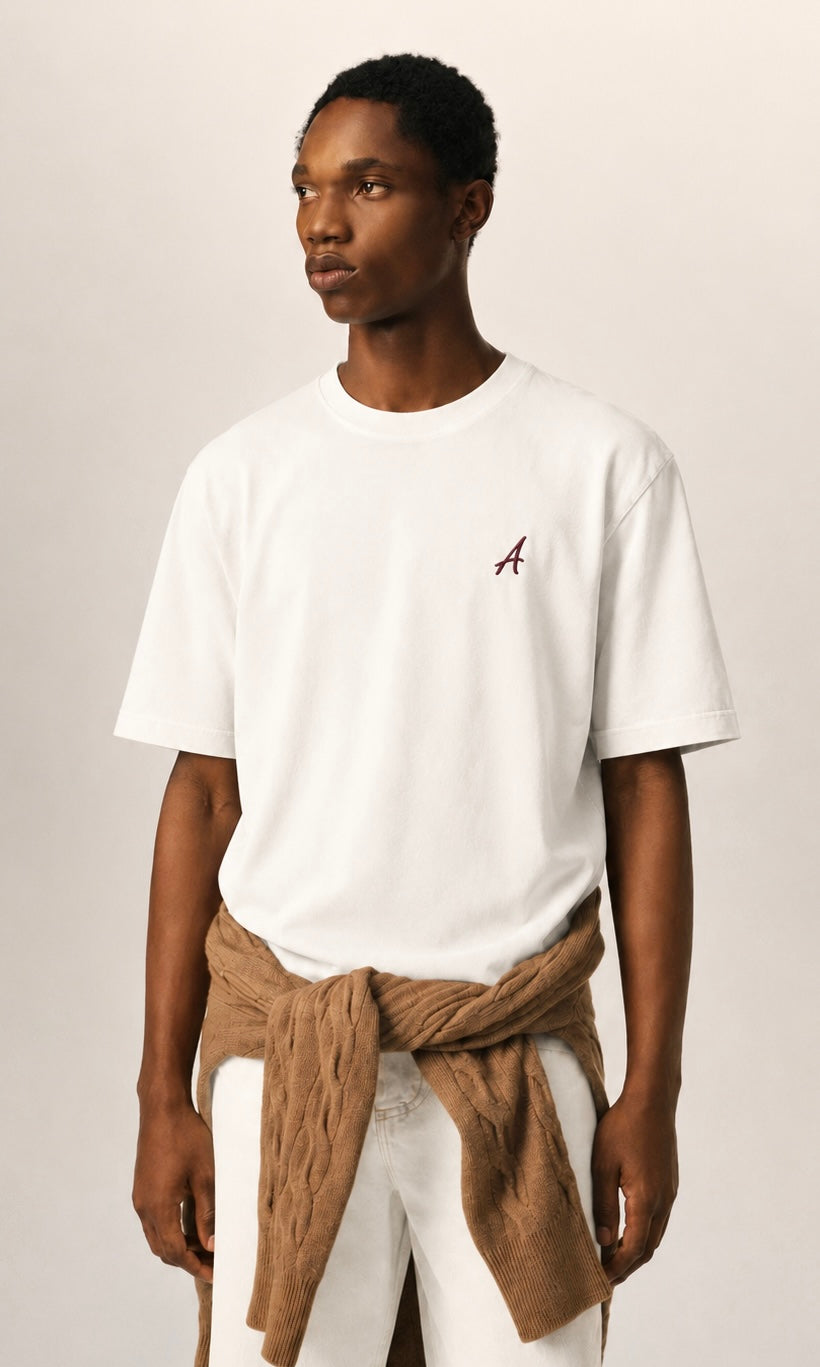 AWANI CLASSICS - MILKY WHITE OVERSIZED T-SHIRT