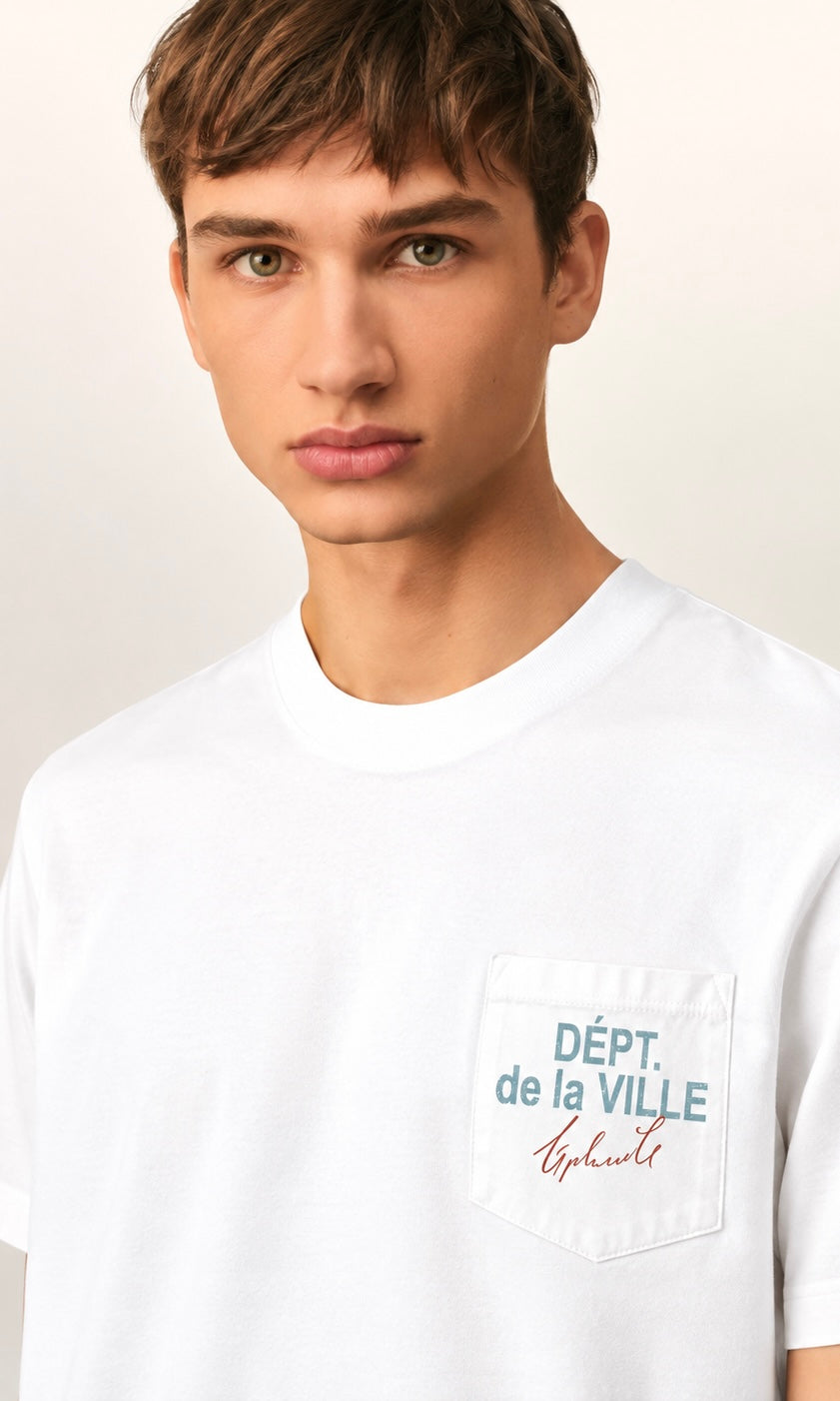 DÉPT de la VILLE Milky White Oversized T-Shirt