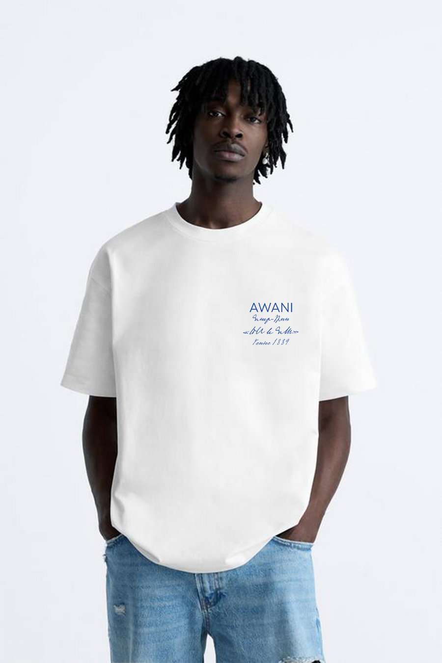 «Ես և Նա» MILKY WHITE OVERSIZED T-SHIRT