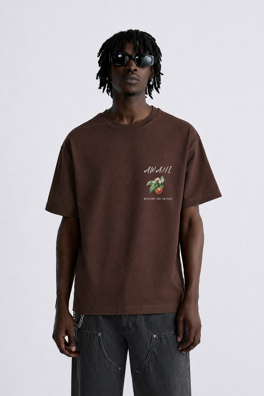 RESORT DE SEVAN CHOCOLATE OVERSIZED T-SHIRT