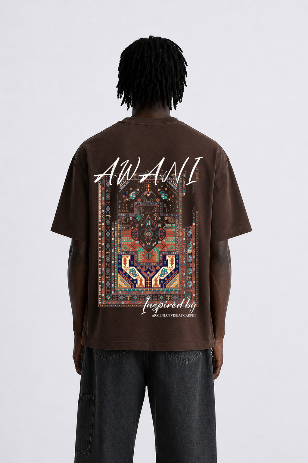 CHOCOLATE VISHAP CARPET OVERSIZED T-SHIRT