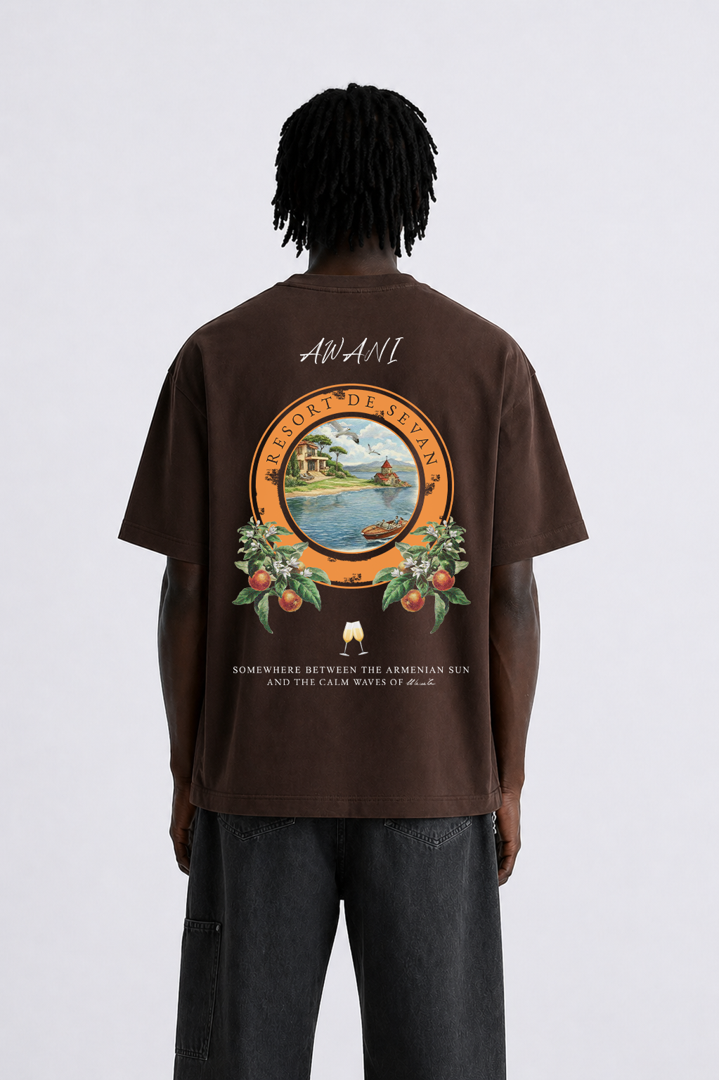 RESORT DE SEVAN CHOCOLATE OVERSIZED T-SHIRT