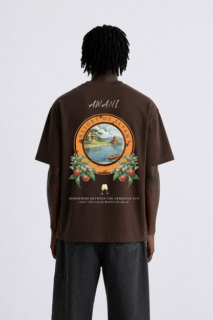 RESORT DE SEVAN CHOCOLATE OVERSIZED T-SHIRT
